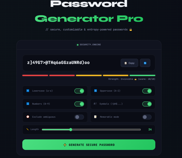 Password Generator Pro